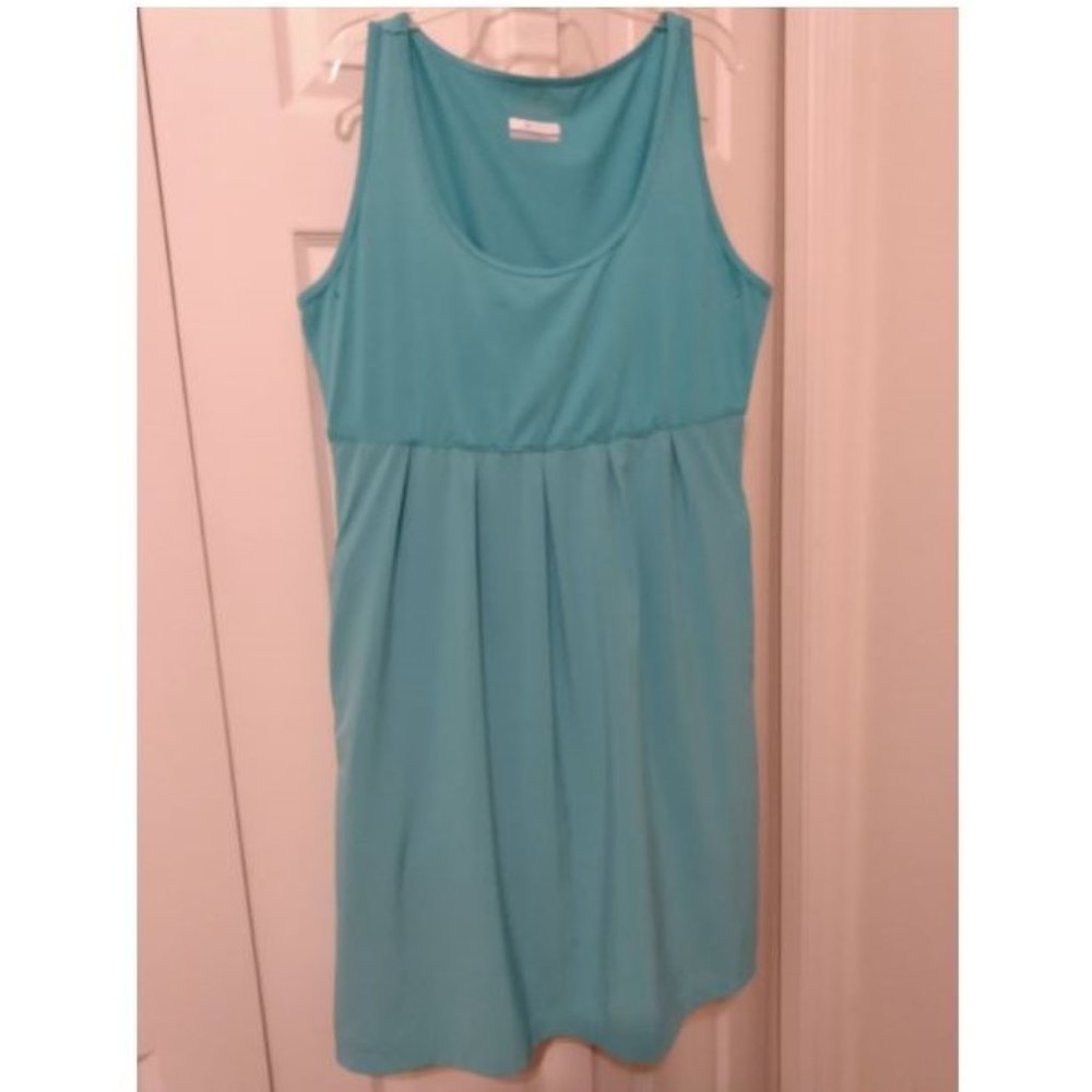 Columbia Dress Omni-Shade Wick Blue Large (12-14)